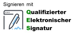 mit Qualifizierter Elektronischer Signatur unterschreiben